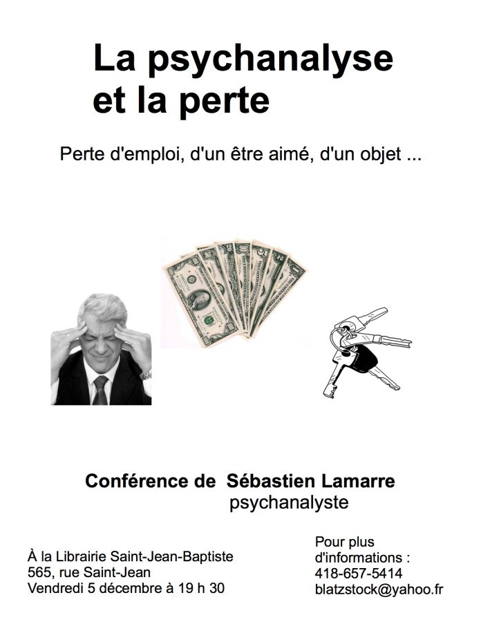 Affiche conference perte